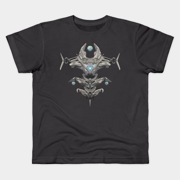 Geometric Templar - Grunge Kids T-Shirt by jonrjones